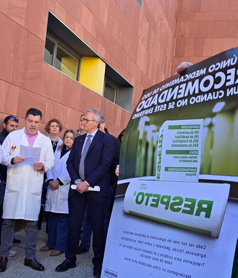 SATSE se concentra en Cieza para condenar una agresión al personal sanitario